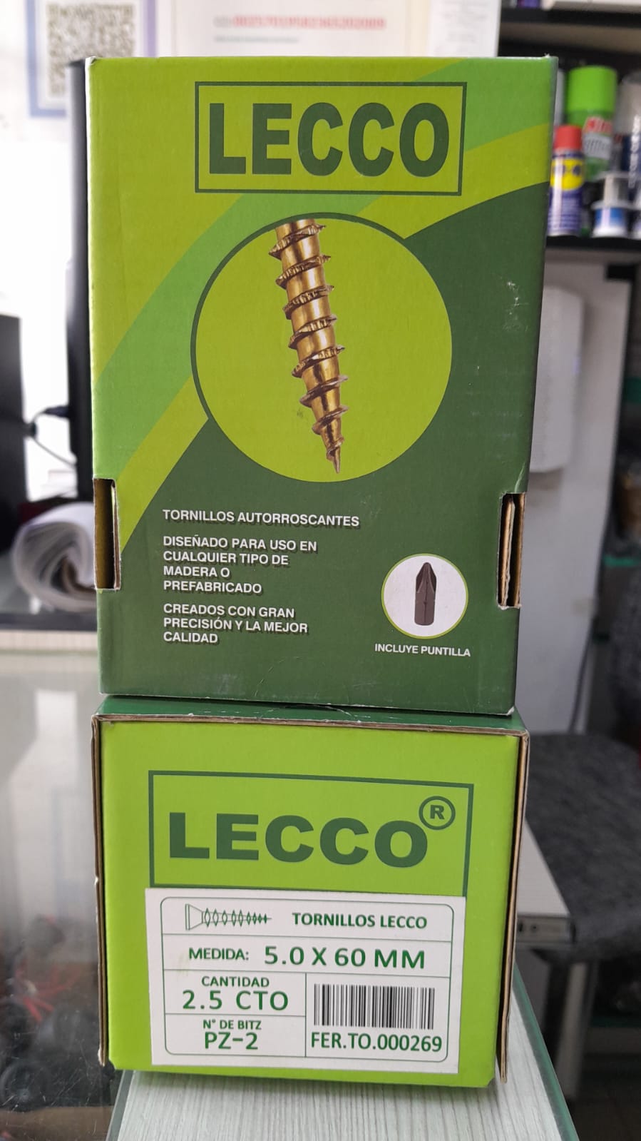 TORNILLOS LECCO 5X6 X CAJA