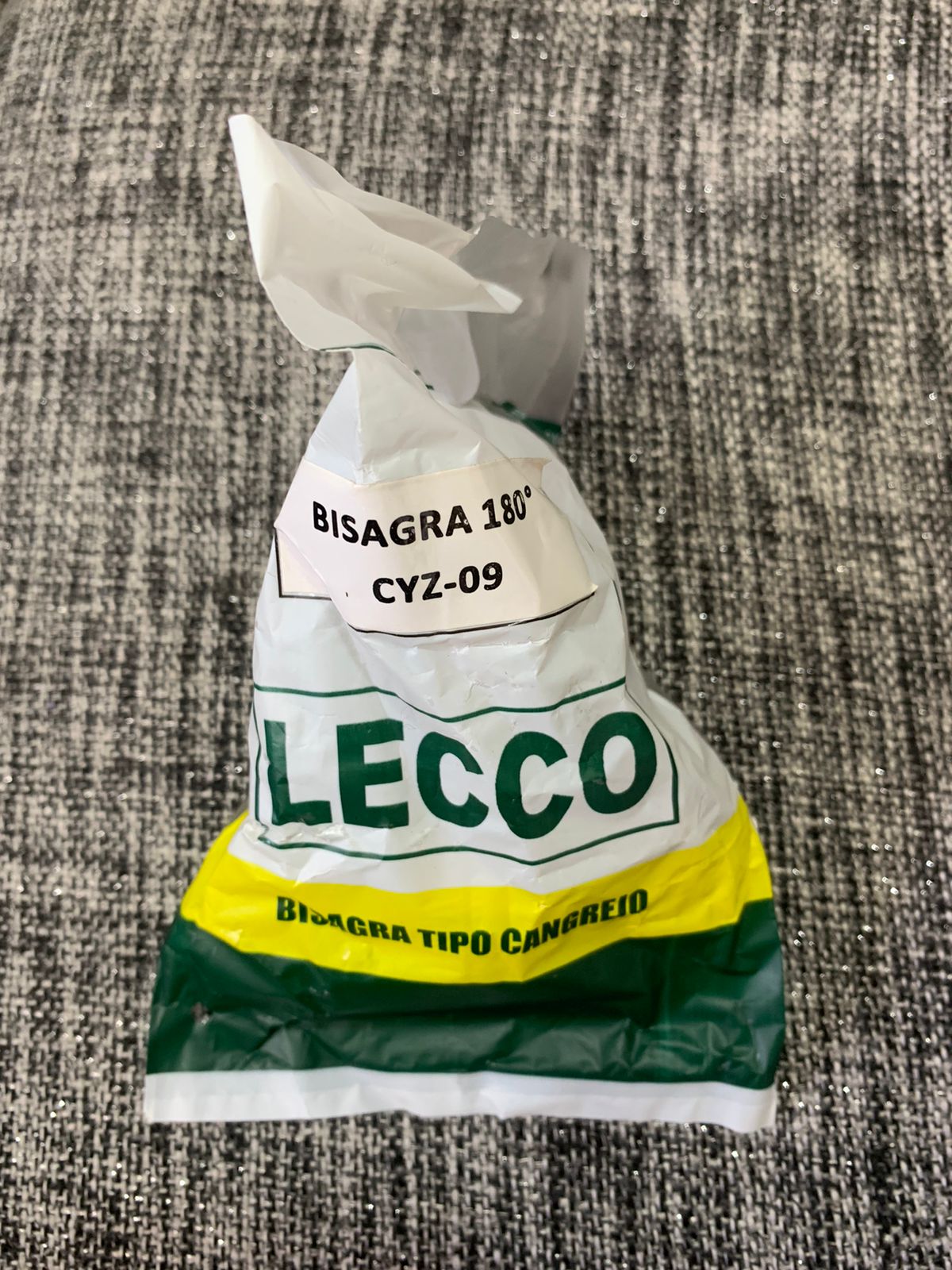 BISAGRA 180° LATERAL LECCO X UND.