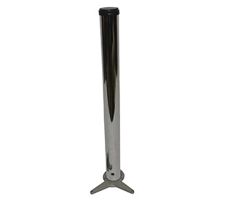 PATA CROMADA DE 87CM X UND.