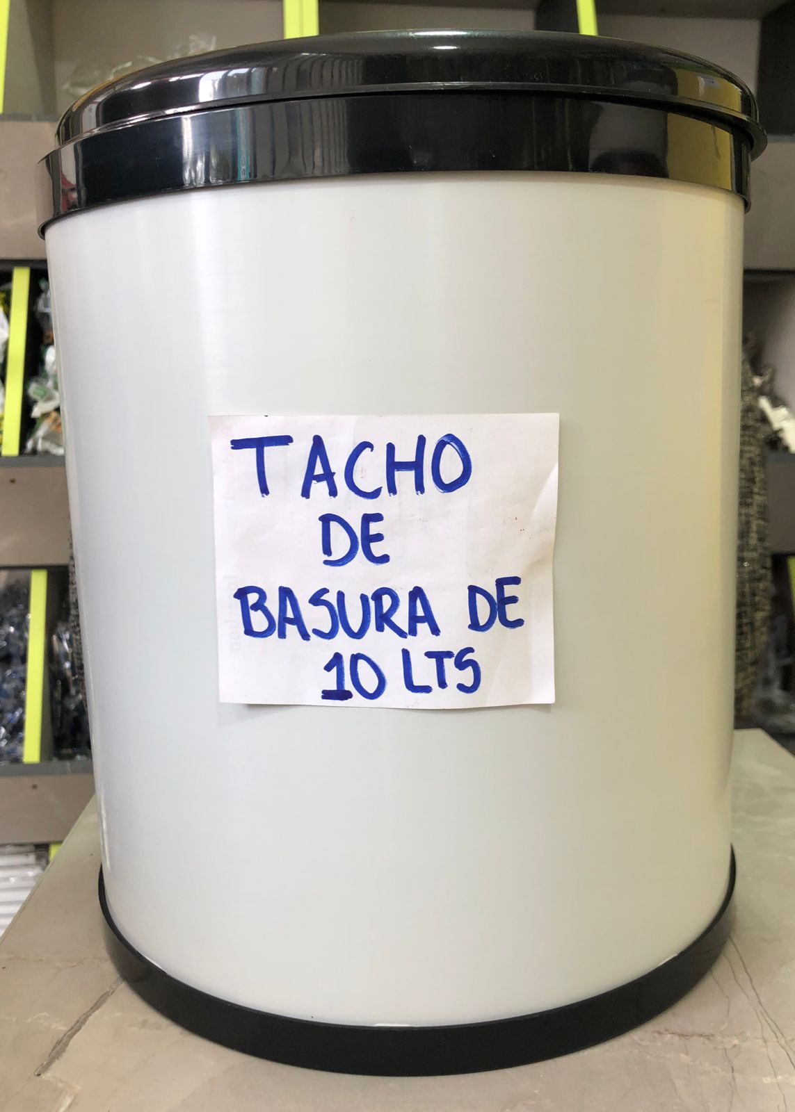 TACHO DE BASURA DE 10LT X UND.