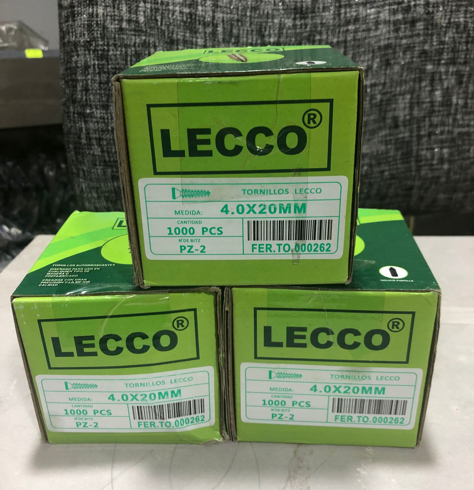 TORNILLO LECCO 4X20 X CAJA