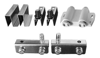 SISTEMA PUSH DOBLE P/ VIDRIO X UND.