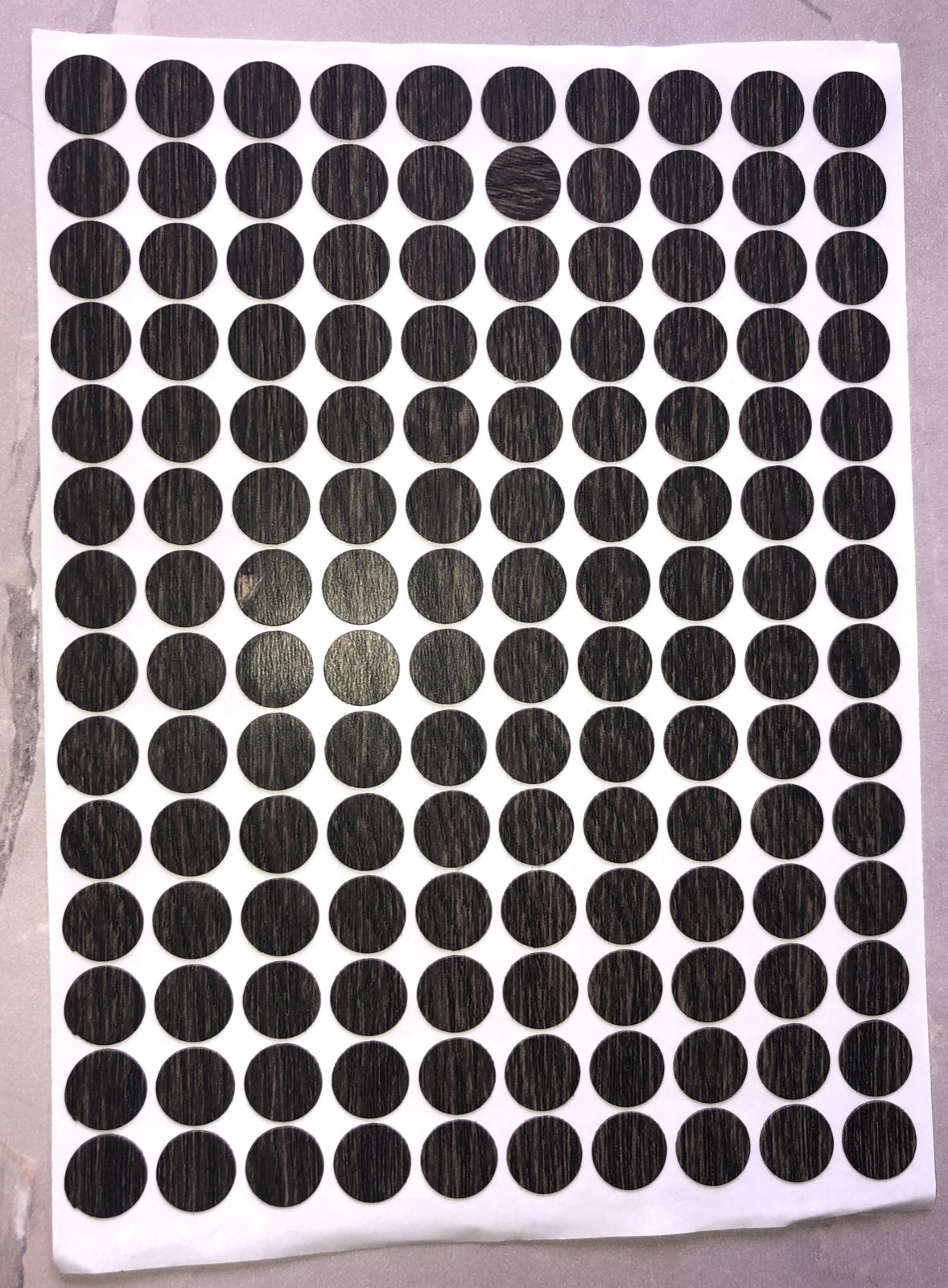 TAPITAS ADHESIVAS COLOR CARBON
