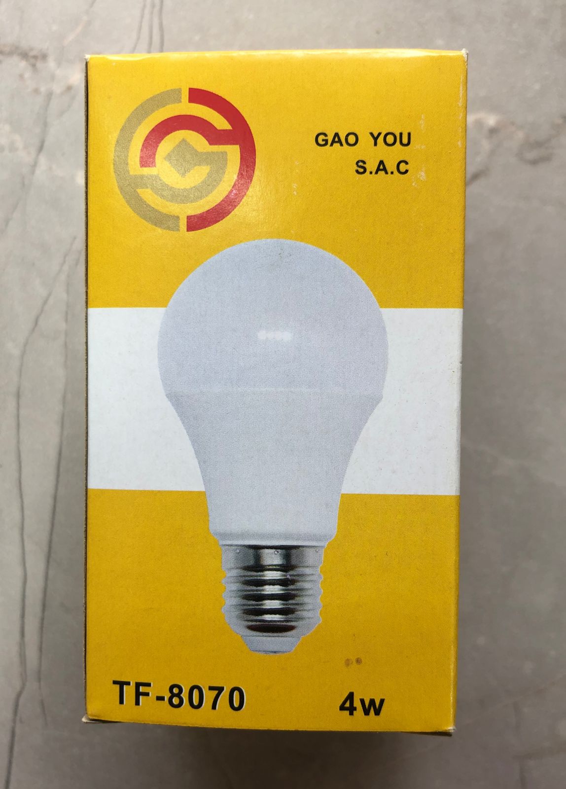 FOCO LED GAU 4W LUZ BLANCA X UND.
